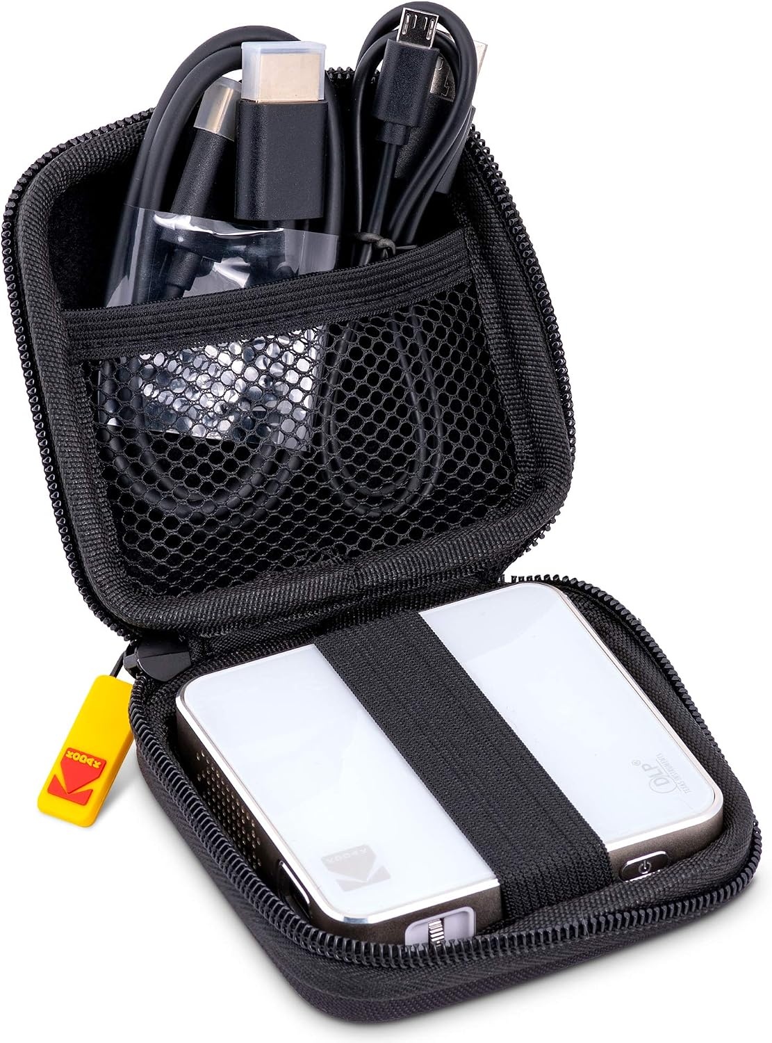 image:imageEVA Mini Projector Case SoftMolded HardShell Carry Bag for Kodak Luma 75 Portable Projector Shockproof Dustproof amp WaterResistant Travel Protection BlackBlack