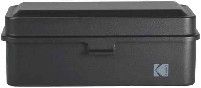 image:imageKODAK 120135 Film Case for 8 Rolls of 120 Films 10 Rolls of 35mm Films Retro Steel Case to Sort amp Safeguard Film Olive Film is not IncludedBlack