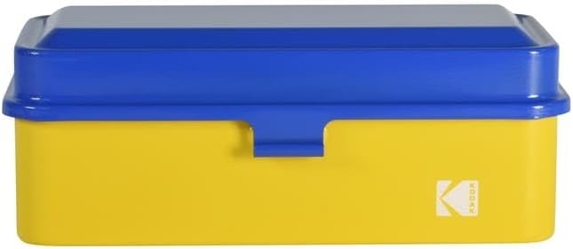 image:imageKODAK 120135 Film Case for 8 Rolls of 120 Films 10 Rolls of 35mm Films Retro Steel Case to Sort amp Safeguard Film Olive Film is not IncludedBlue