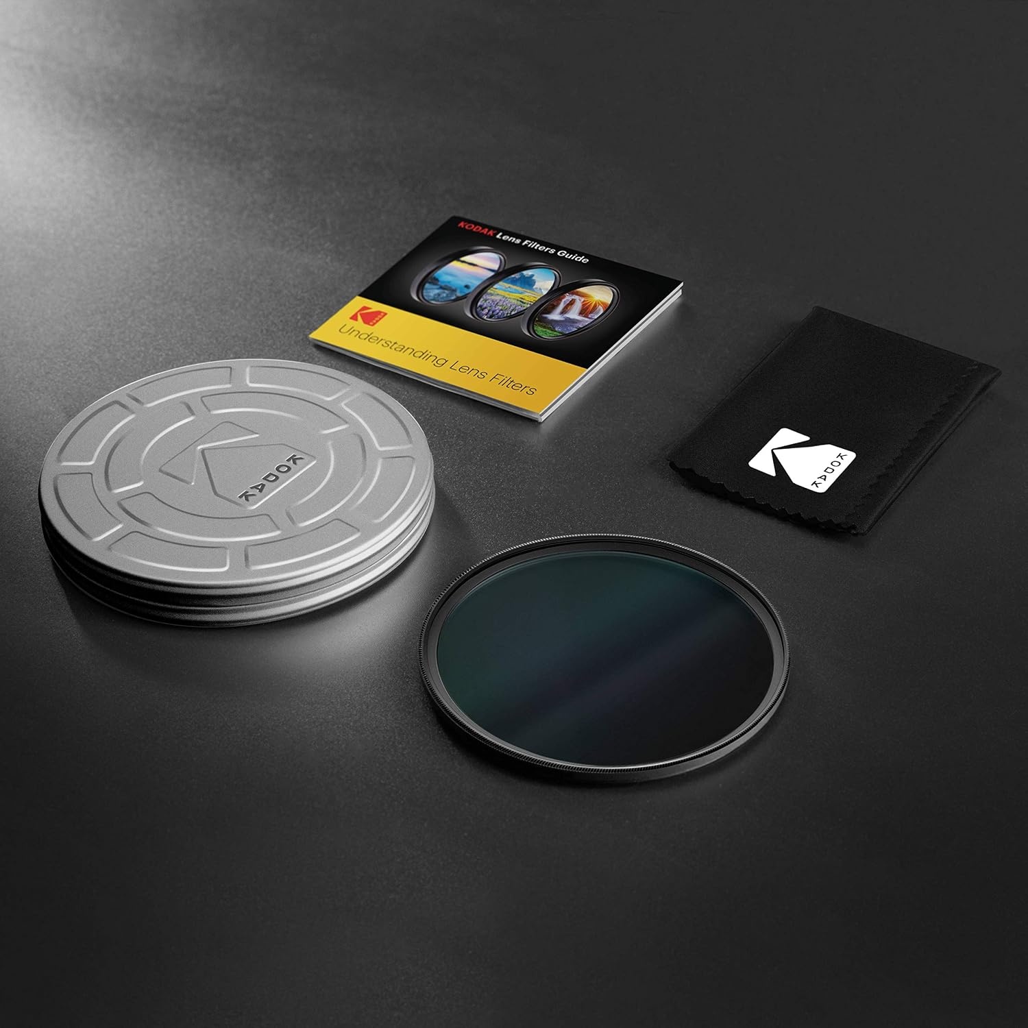 image:imageKODAK 58mm Schott Glass IR Neutral Density 1000 Filter Super Slim Waterproof Polished Nano MultiCoated 16 Layers Prevents Overexposure Reduces Infrared Retro Case amp Filter Guide PhotoGear 49MM
