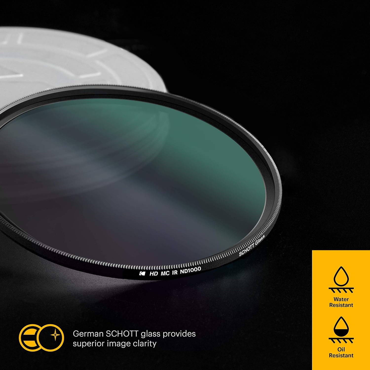 image:imageKODAK 58mm Schott Glass IR Neutral Density 1000 Filter Super Slim Waterproof Polished Nano MultiCoated 16 Layers Prevents Overexposure Reduces Infrared Retro Case amp Filter Guide PhotoGear 49MM