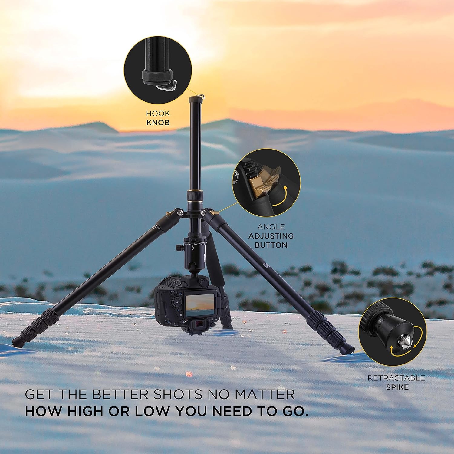 image:imageKODAK 63Inch 2in1 Tripod amp Monopod Bluetooth Remote