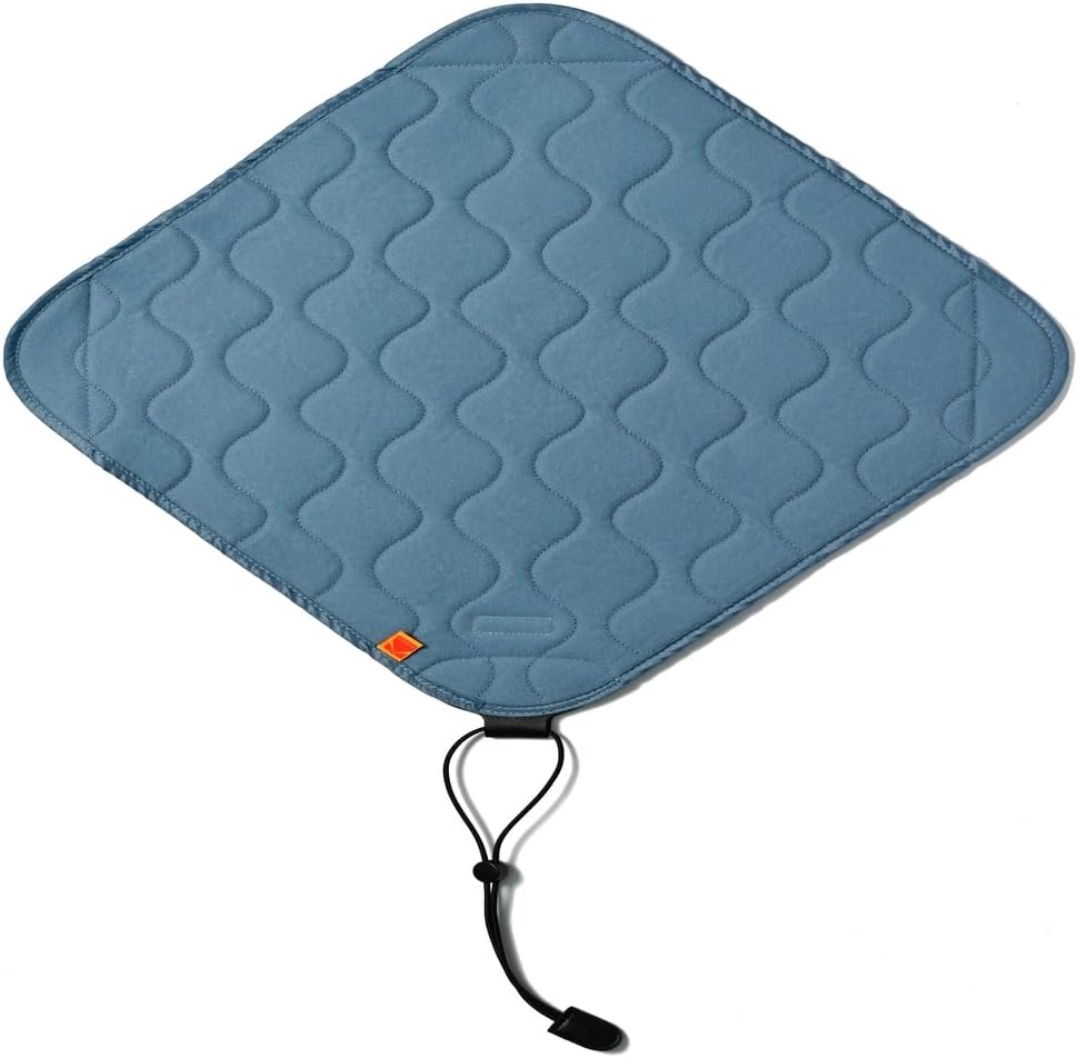 image:imageKODAK Camera Wrap Size M 31x31cm WaterResistant AntiScratching and DustFree Protective Cloth for Mirrorless Camera Compact Camera Prime Lens Light Grey ONE ItemSteel Blue