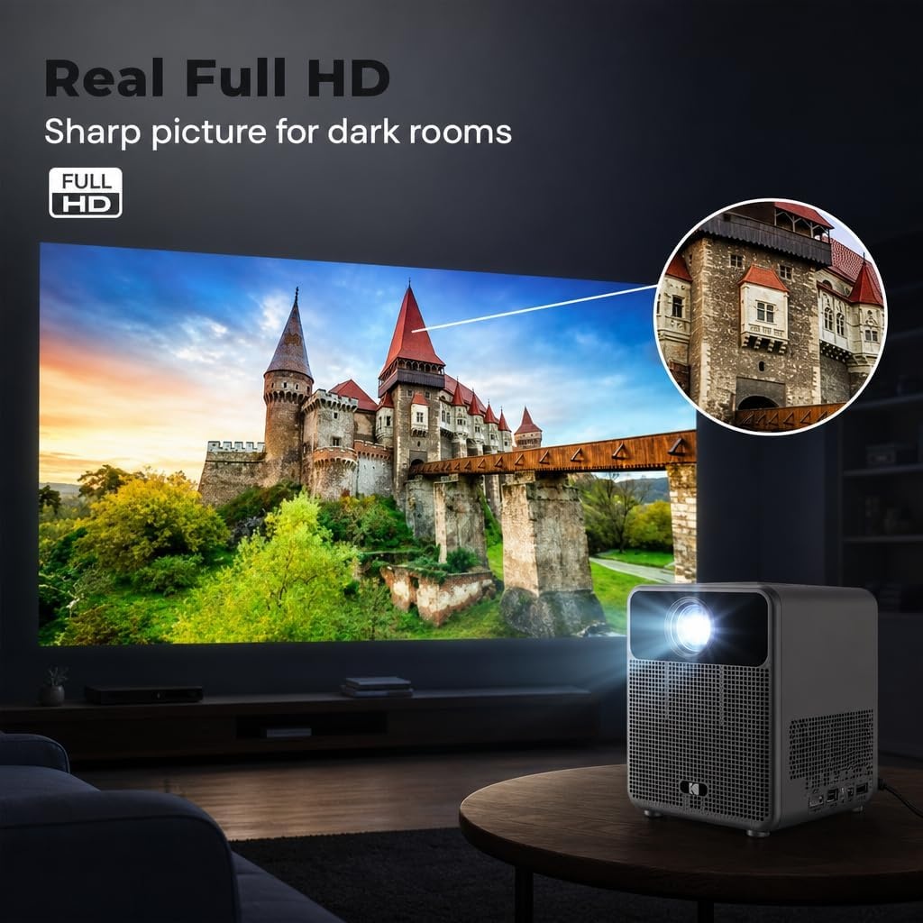 image:imageKODAK FLIK HD10 Smart Projector Android TV 1080p WiFi