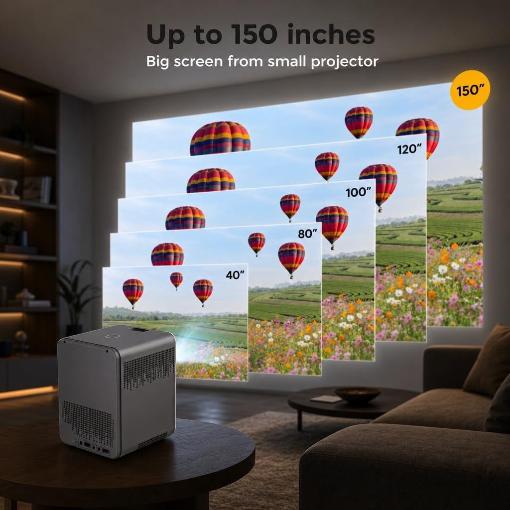 image:imageKODAK FLIK HD10 Smart Projector Android TV 1080p WiFi