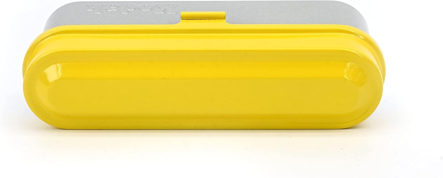 image:imageKODAK Film Case for 5 Rolls of 35mm Films Compact Retro Steel Case to Sort and Safeguard Film Rolls Blue Film is not IncludedYellow
