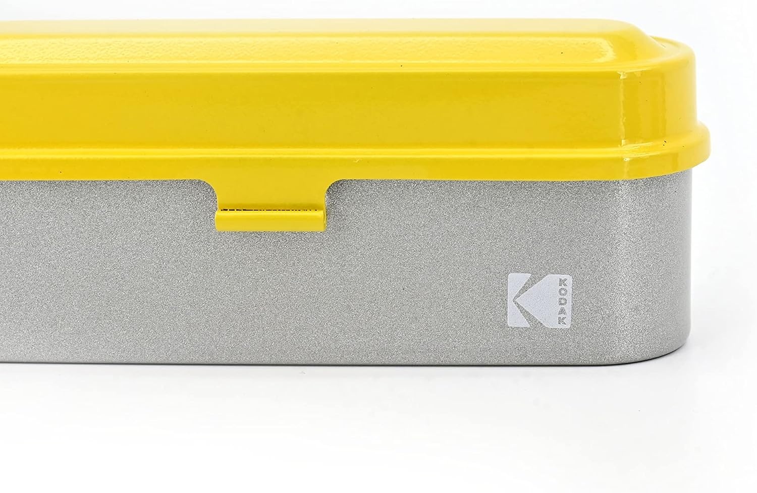 image:imageKODAK Film Case for 5 Rolls of 35mm Films Compact Retro Steel Case to Sort and Safeguard Film Rolls Blue Film is not IncludedYellow