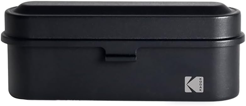 image:imageKODAK Film Case for 5 Rolls of 35mm Films Compact Retro Steel Case to Sort and Safeguard Film Rolls Film is not Included RedBlack