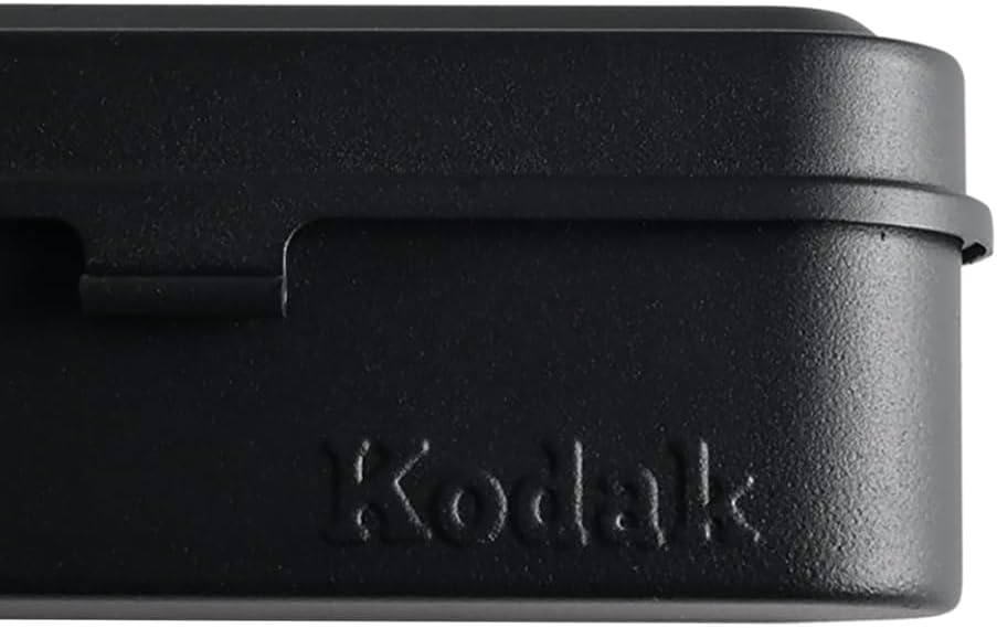 image:imageKODAK Film Case for 5 Rolls of 35mm Films Compact Retro Steel Case to Sort and Safeguard Film Rolls Film is not Included RedBlack
