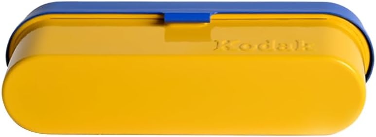 image:imageKODAK Film Case for 5 Rolls of 35mm Films Compact Retro Steel Case to Sort and Safeguard Film Rolls Film is not Included RedBlue