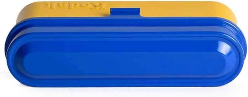 image:imageKODAK Film Case for 5 Rolls of 35mm Films Compact Retro Steel Case to Sort and Safeguard Film Rolls Film is not Included RedBlue