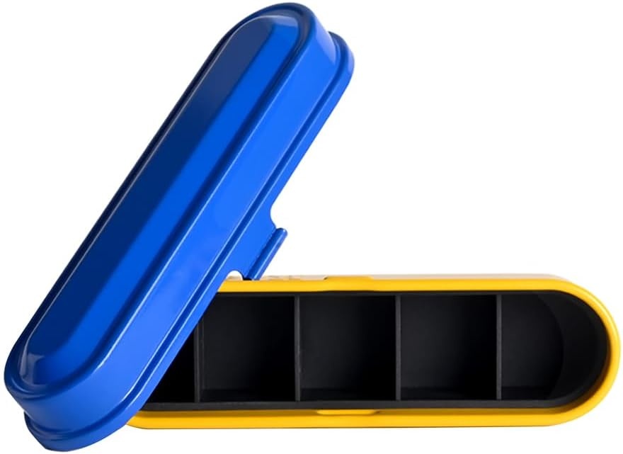 image:imageKODAK Film Case for 5 Rolls of 35mm Films Compact Retro Steel Case to Sort and Safeguard Film Rolls Film is not Included RedBlue