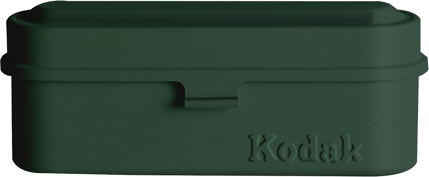 image:imageKODAK Film Case for 5 Rolls of 35mm Films Compact Retro Steel Case to Sort and Safeguard Film Rolls Film is not Included RedOlive