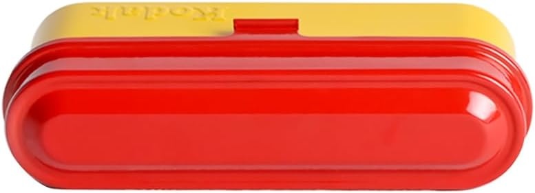 image:imageKODAK Film Case for 5 Rolls of 35mm Films Compact Retro Steel Case to Sort and Safeguard Film Rolls Film is not Included RedRed