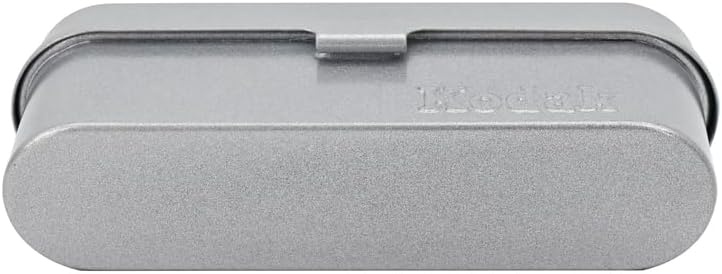 image:imageKODAK Film Case for 5 Rolls of 35mm Films Compact Retro Steel Case to Sort and Safeguard Film Rolls Film is not Included RedSilver