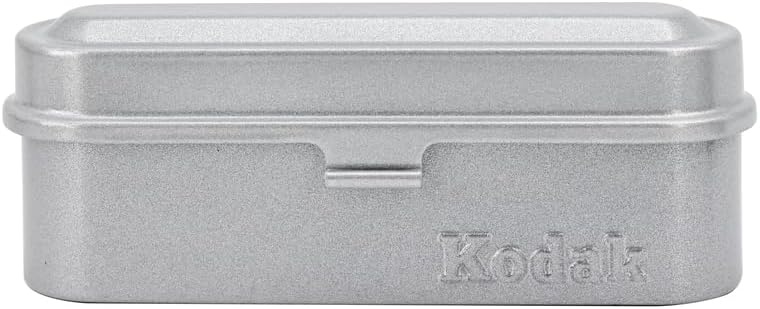 image:imageKODAK Film Case for 5 Rolls of 35mm Films Compact Retro Steel Case to Sort and Safeguard Film Rolls Film is not Included RedSilver