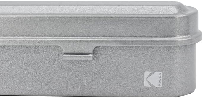 image:imageKODAK Film Case for 5 Rolls of 35mm Films Compact Retro Steel Case to Sort and Safeguard Film Rolls Film is not Included RedSilver