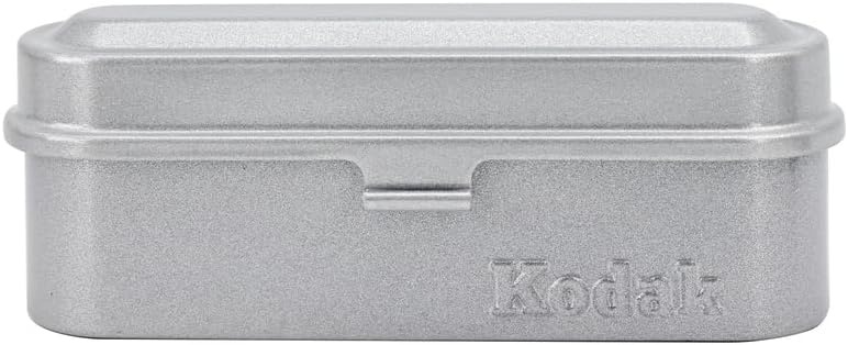 image:imageKODAK Film Case for 5 Rolls of 35mm Films Compact Retro Steel Case to Sort and Safeguard Film Rolls Film is not Included RedSilver