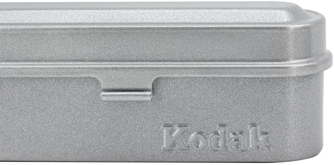 image:imageKODAK Film Case for 5 Rolls of 35mm Films Compact Retro Steel Case to Sort and Safeguard Film Rolls Film is not Included RedSilver
