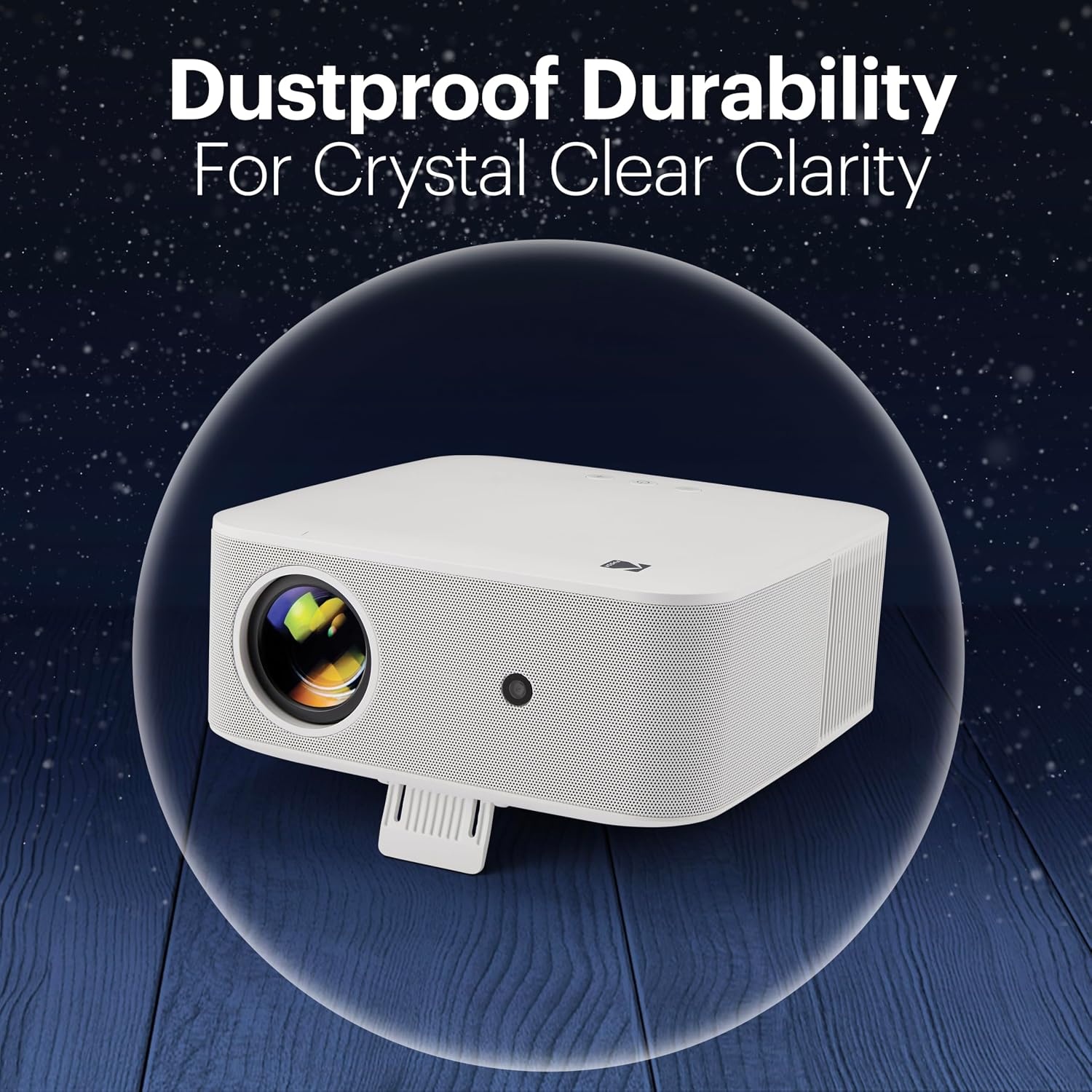 image:imageKODAK Flik X20 1080p Portable Smart Projector Built in ATV Dongle WhiteWhite