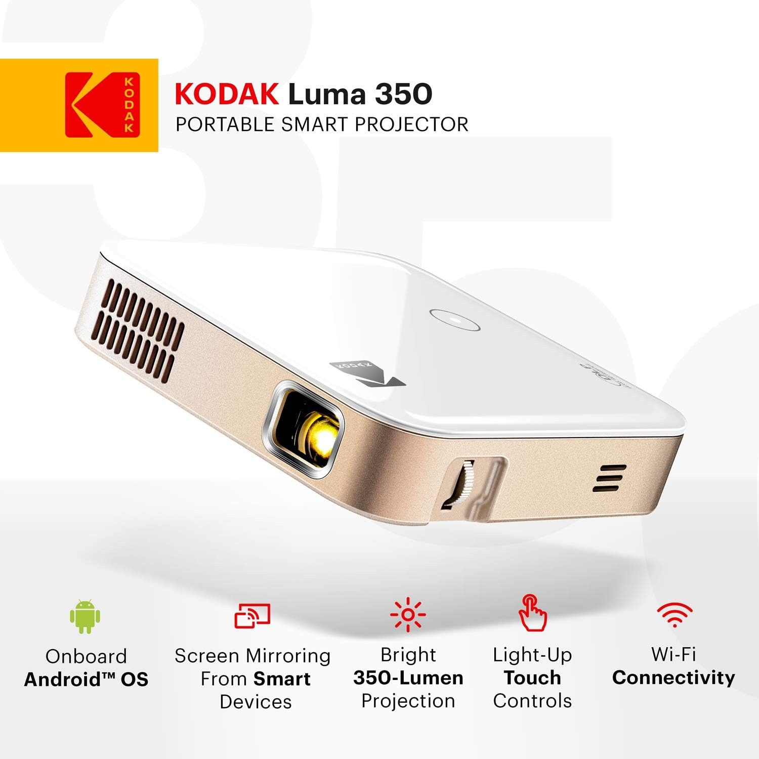 image:imageKODAK Luma 350 Smart Projector WiFi Bluetooth Soft Case
