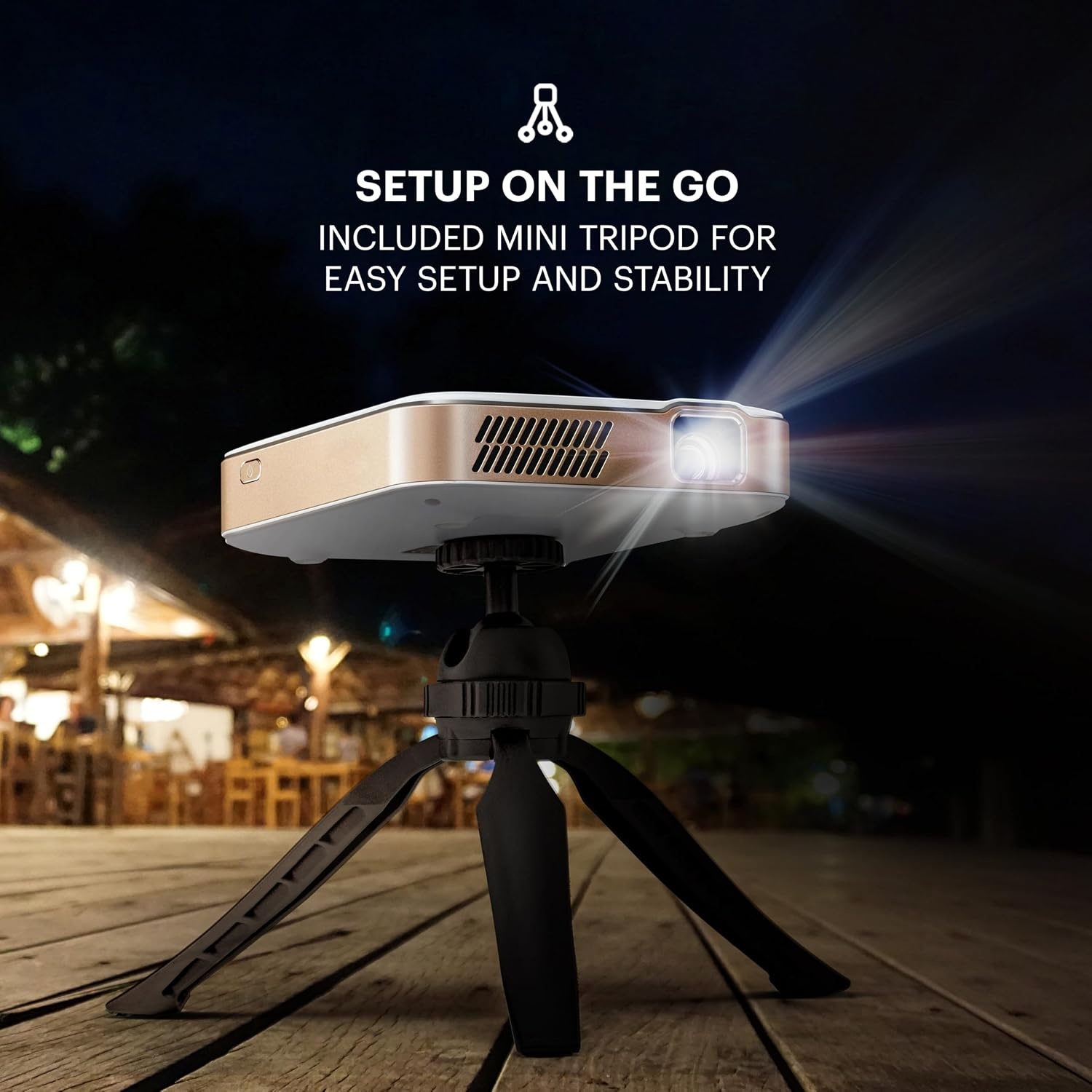 image:imageKODAK Luma 400 Smart Portable Projector Mini Projector with Apps White