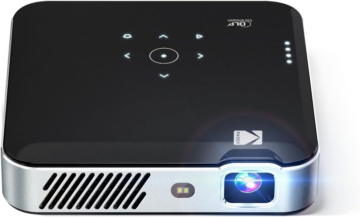 image:imageKODAK Luma 500 Mini Projector Movie Projector Google TV WhiteBlack