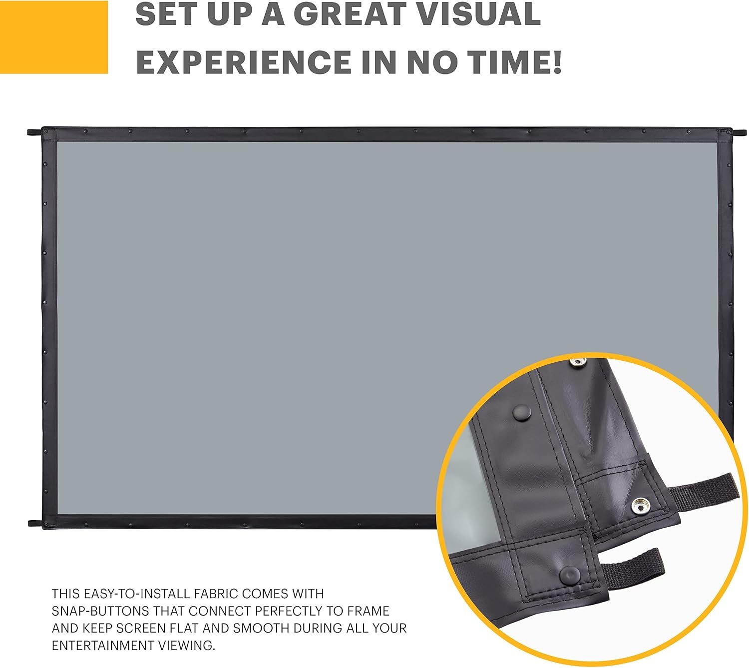 image:imageKODAK Outdoor Projector Screen 120Inch Fast Fold Gray120 Gray