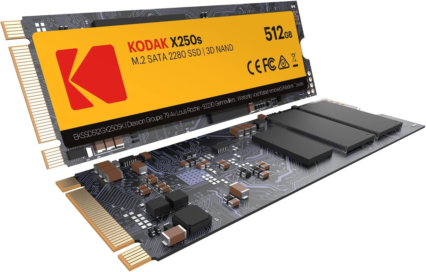 image:imageKODAK SSD M2 SATA X250 Solid State Drive 512GB