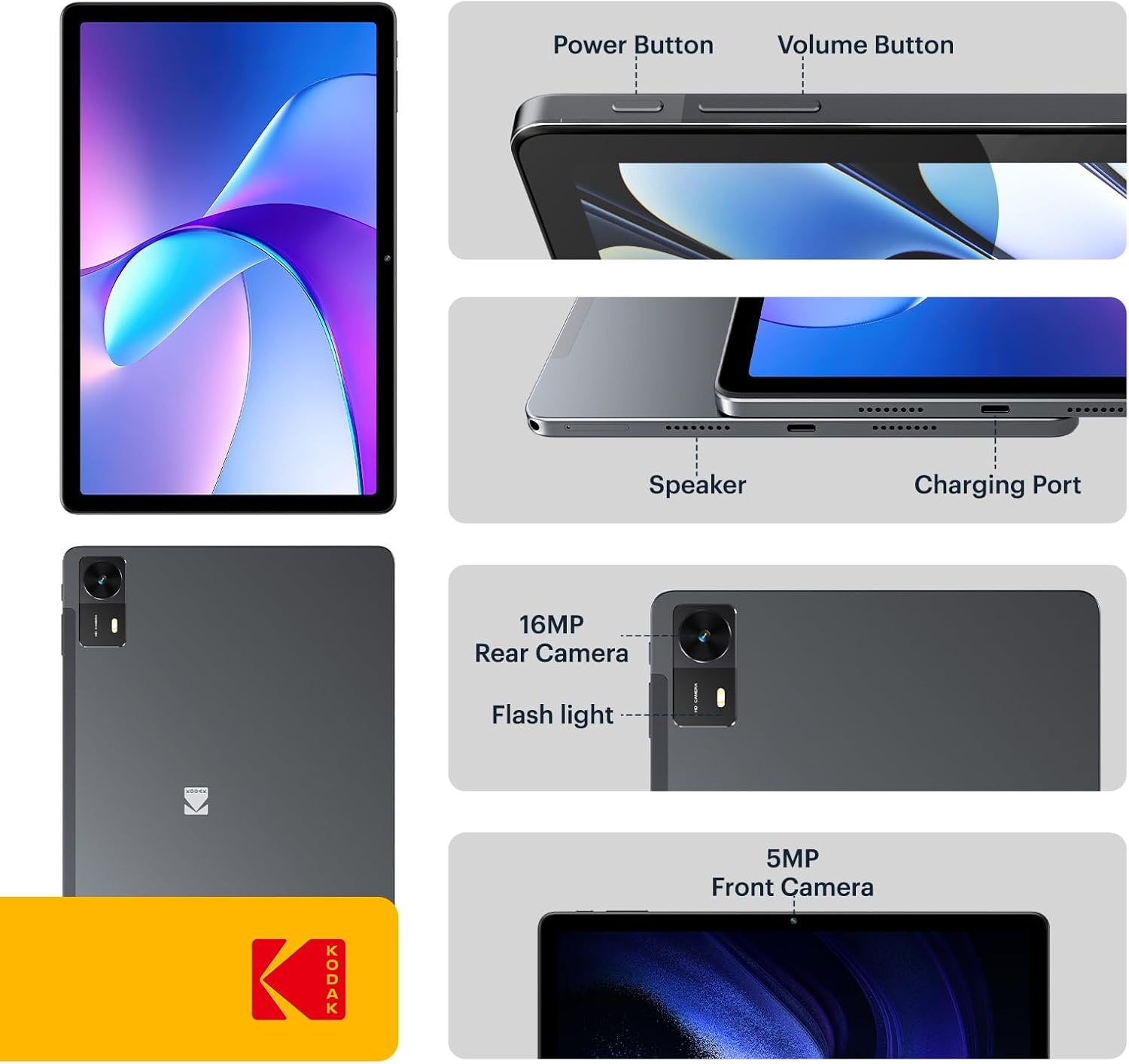 image:imageKODAK Tablet K11 11 FHD 128GB Android Tablet 123456