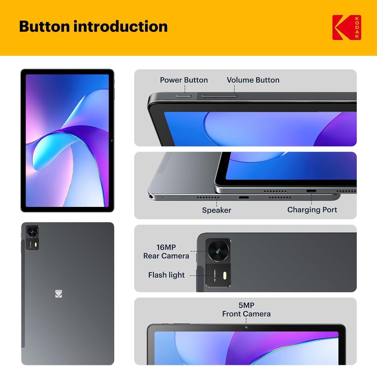 image:imageKODAK Tablet K11 11 FHD 128GB Android Tablet OctaCore 1920 1200 FHD Display123456