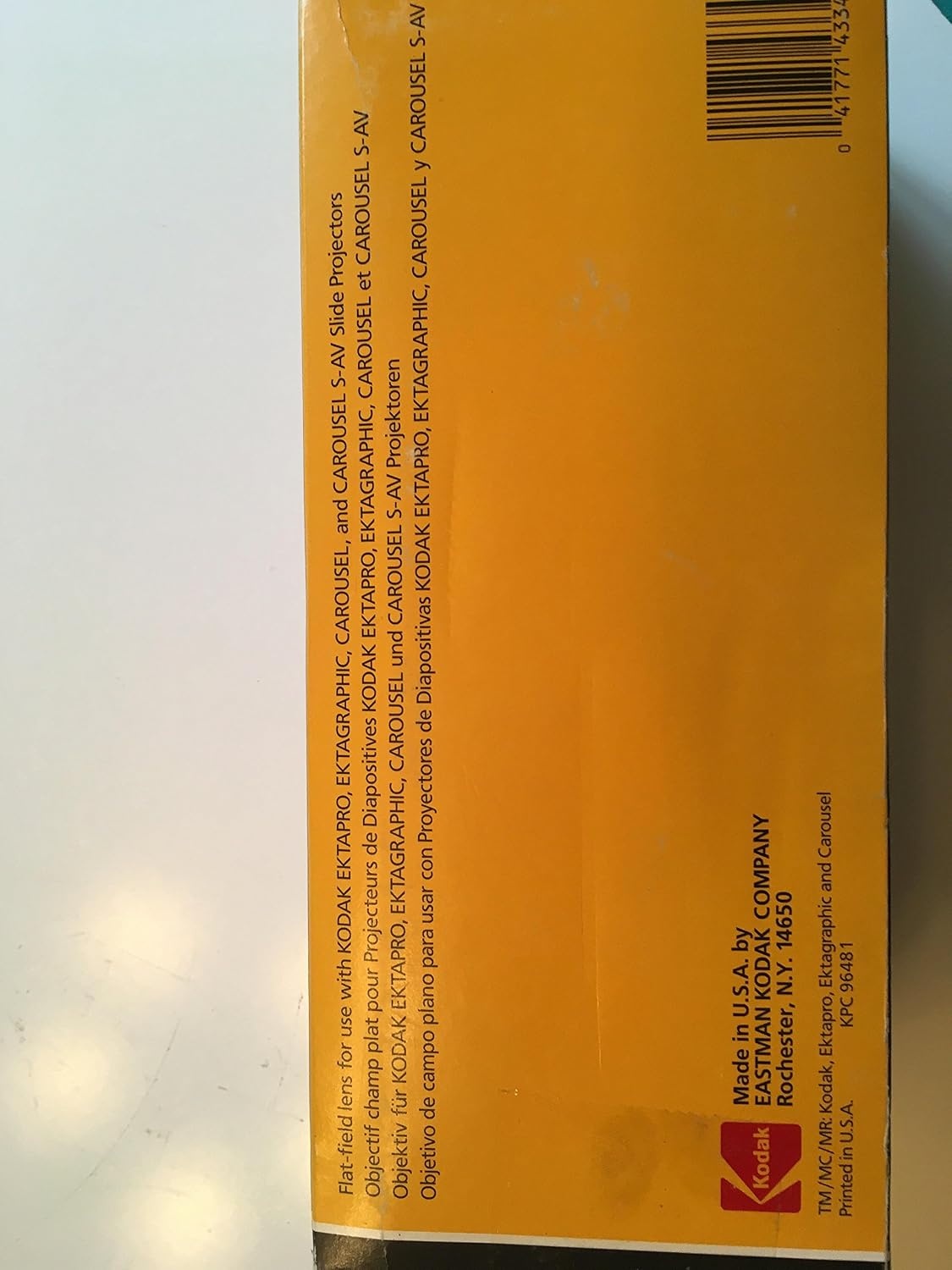 image:imageKodak 100 to 150 mm f35 Flat Field Zoom Projection Lens for Kodak Slide Projector