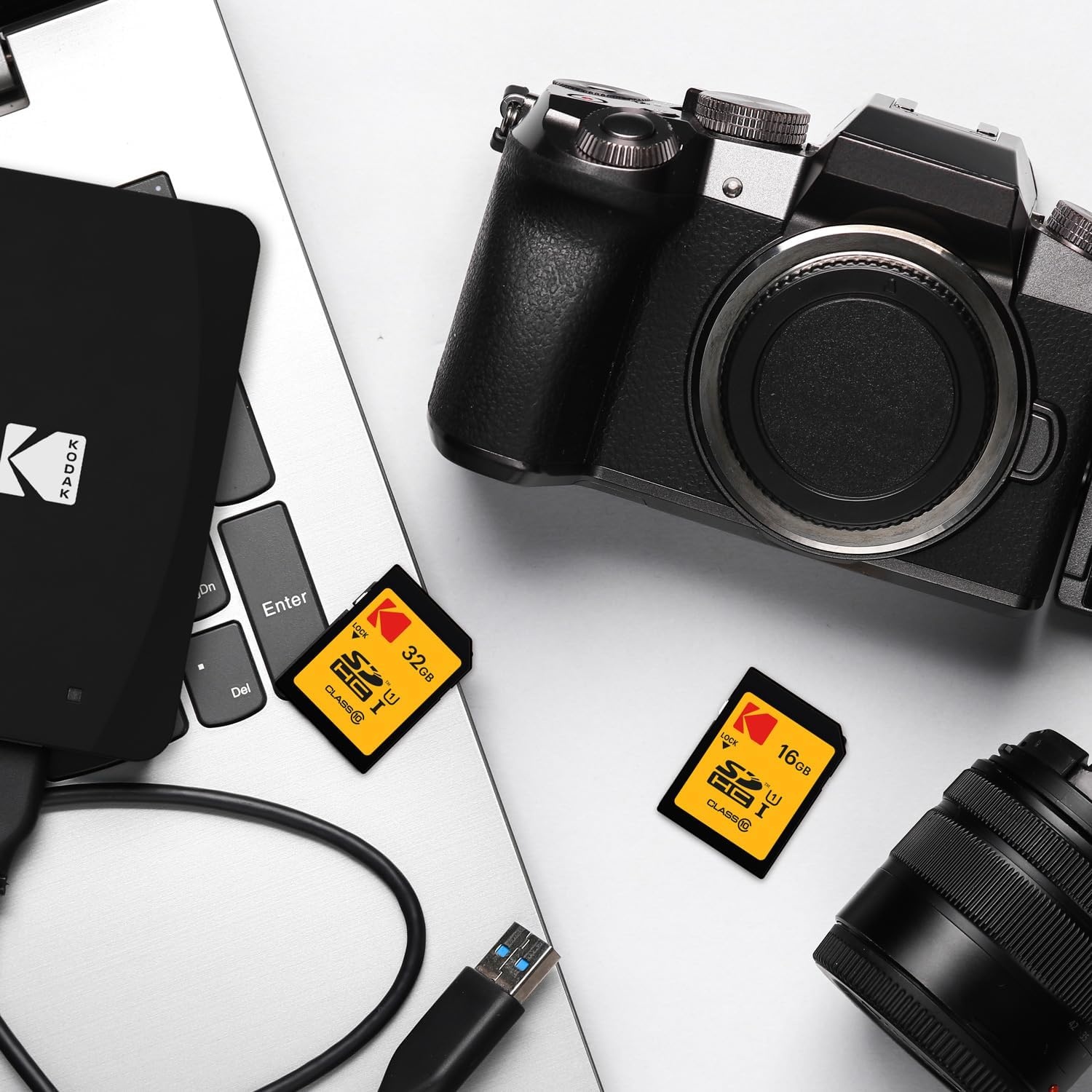 image:imageKodak 32GB 10Pack SDHC Card UHSI U1 V10 Premium up to 85MBs Read Speed for Full HD Video and HighResolution Pictures Compatible with SDHC Standard 10Pack32GB
