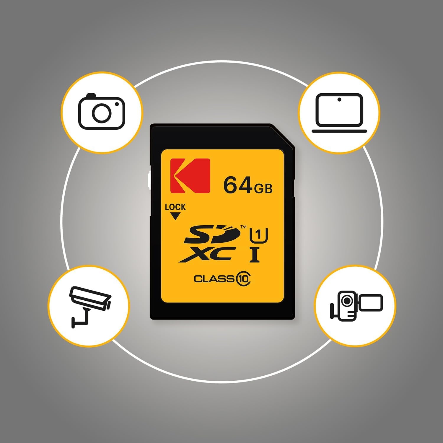 image:imageKodak 32GB 10Pack SDHC Card UHSI U1 V10 Premium up to 85MBs Read Speed for Full HD Video and HighResolution Pictures Compatible with SDHC Standard 10Pack64GB