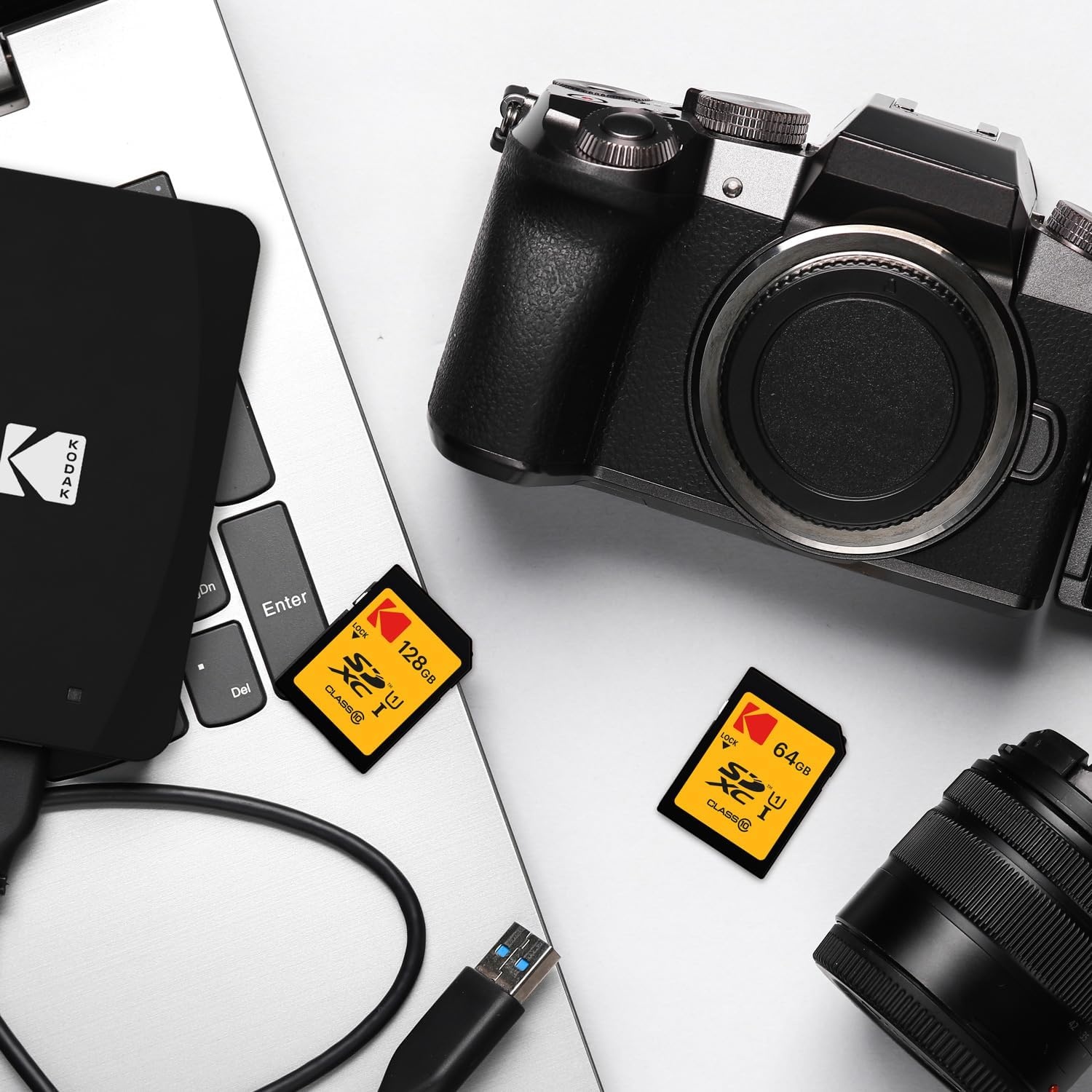 image:imageKodak 32GB 10Pack SDHC Card UHSI U1 V10 Premium up to 85MBs Read Speed for Full HD Video and HighResolution Pictures Compatible with SDHC Standard 10Pack64GB
