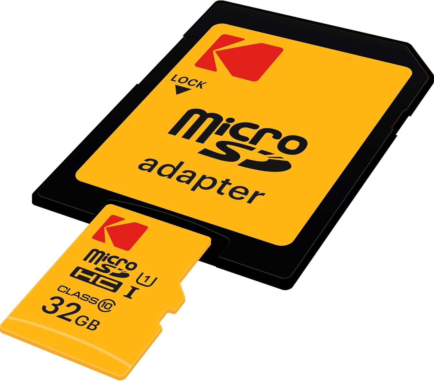 image:imageKodak 32GB Class 10 UHSI U1 MicroSDHC Card with Adapter 10x Write SpeedBlack