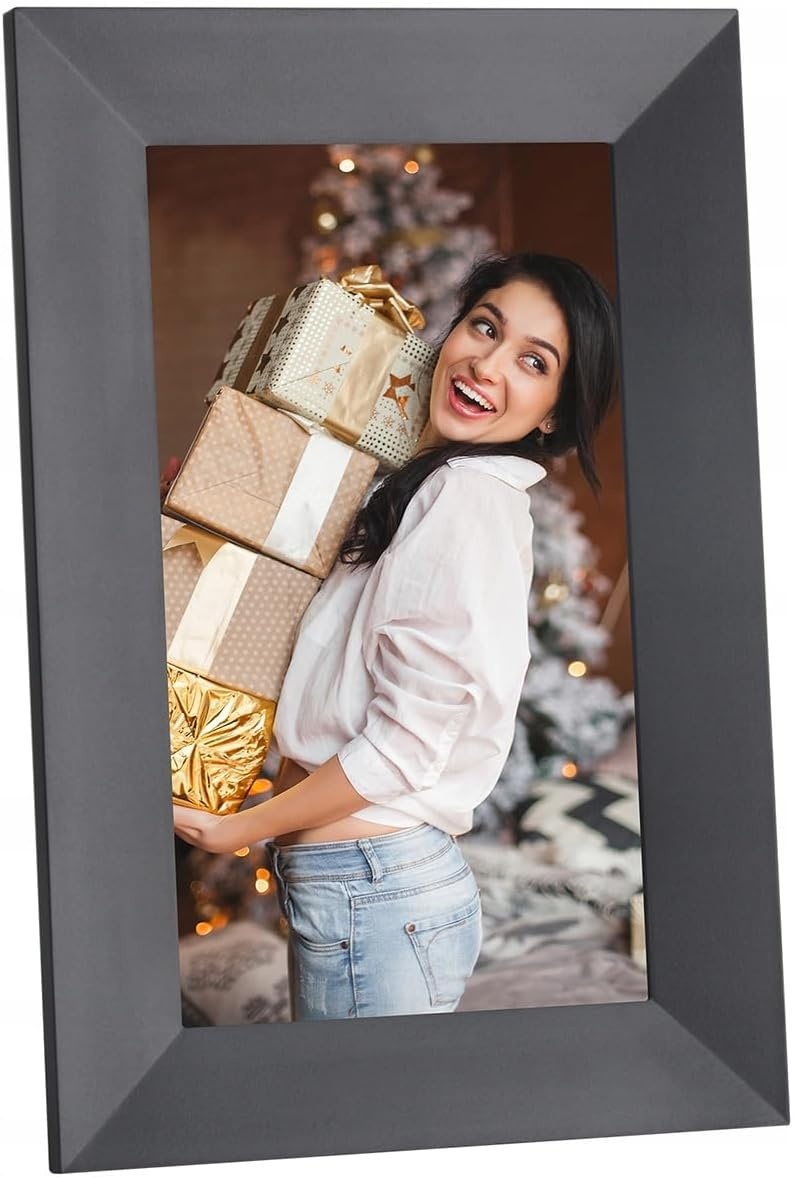 image:imageKodak 7 Inch Black Digital Picture Frame 32GB Storage AutoRotate Instant Photo amp Video Sharing Perfect for Family Photos Remote Uploads Digital Display Easy Setup