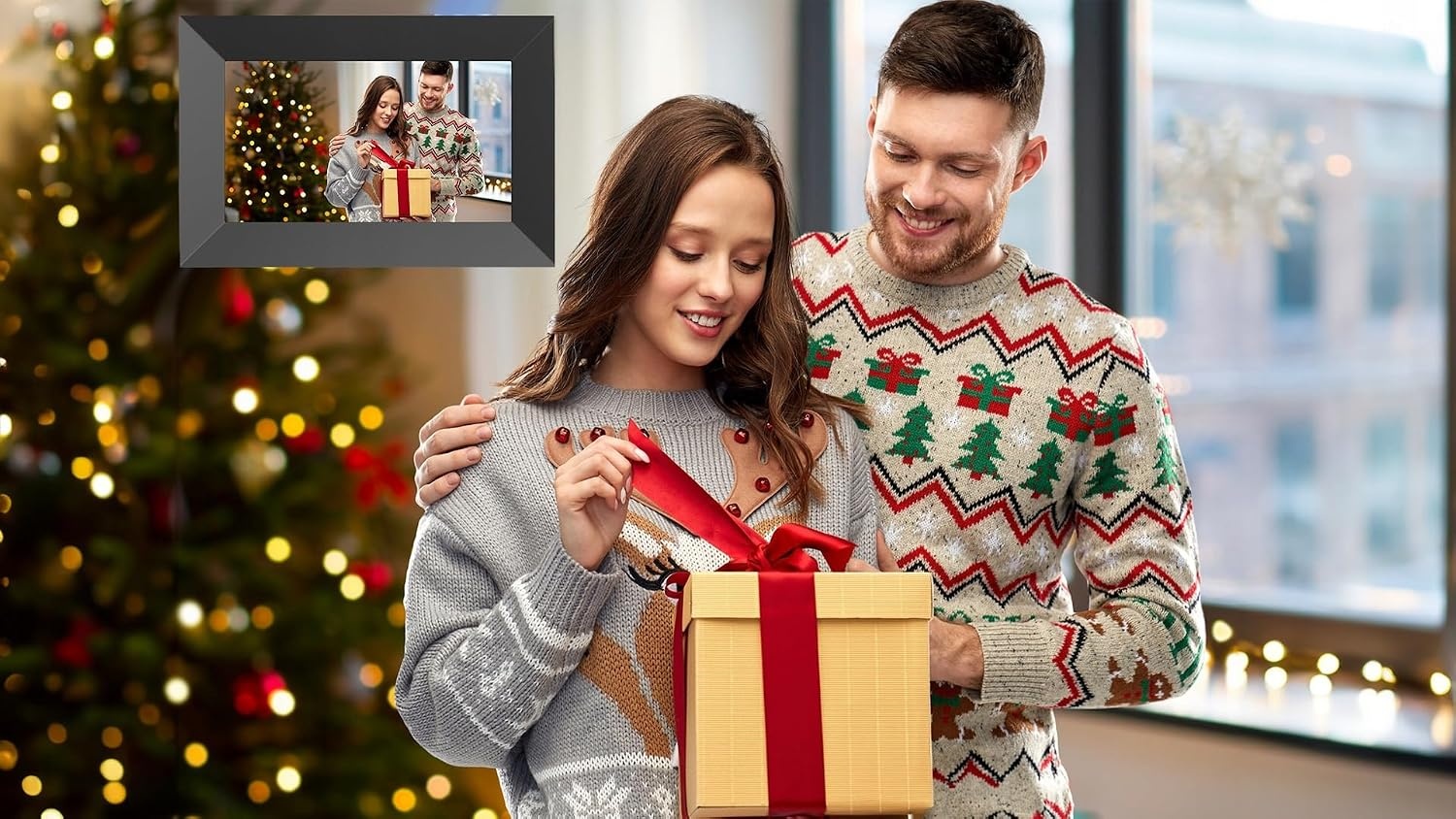 image:imageKodak 7 Inch Black Digital Picture Frame 32GB Storage AutoRotate Instant Photo amp Video Sharing Perfect for Family Photos Remote Uploads Digital Display Easy Setup