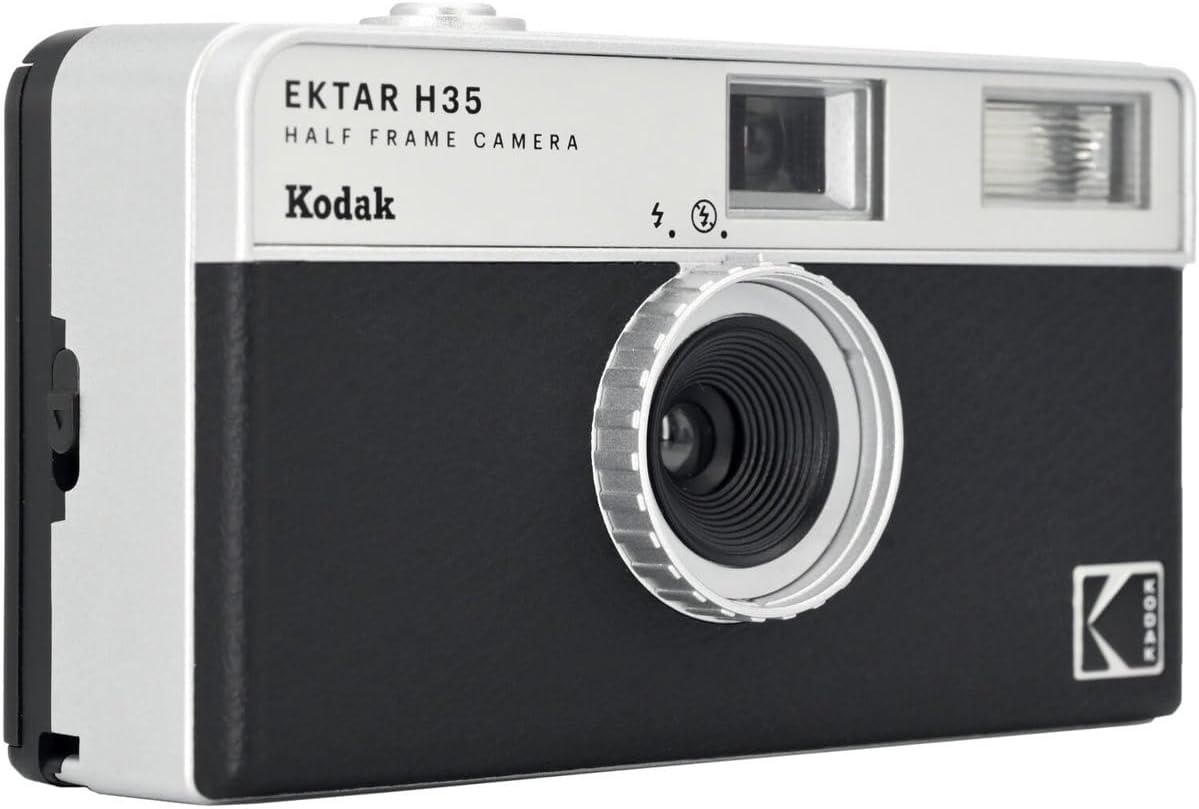 image:imageKodak EKTAR H35 Half Frame Film Camera Black with Start Shooting Kit