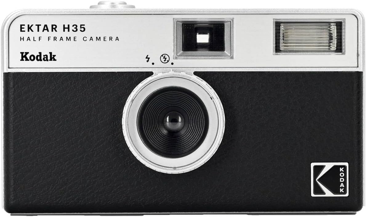image:imageKodak EKTAR H35 Half Frame Film Camera Black with Start Shooting Kit