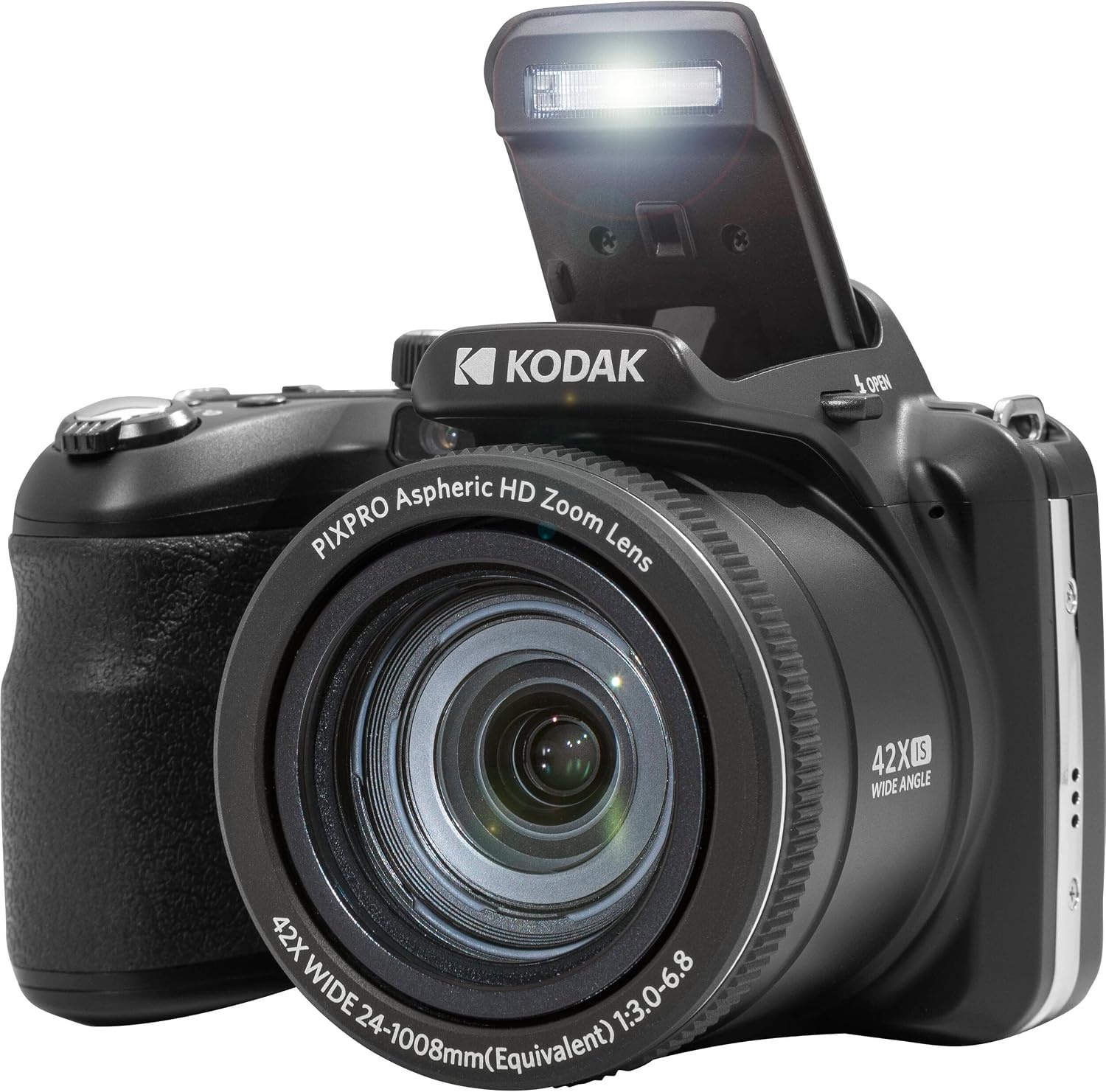 image:imageKodak PIXPRO AZ425 Digital Camera Bundle with 64GB Memory Card Camera Case Black USB Card Reader Table Tripod Accessories BlackBlack