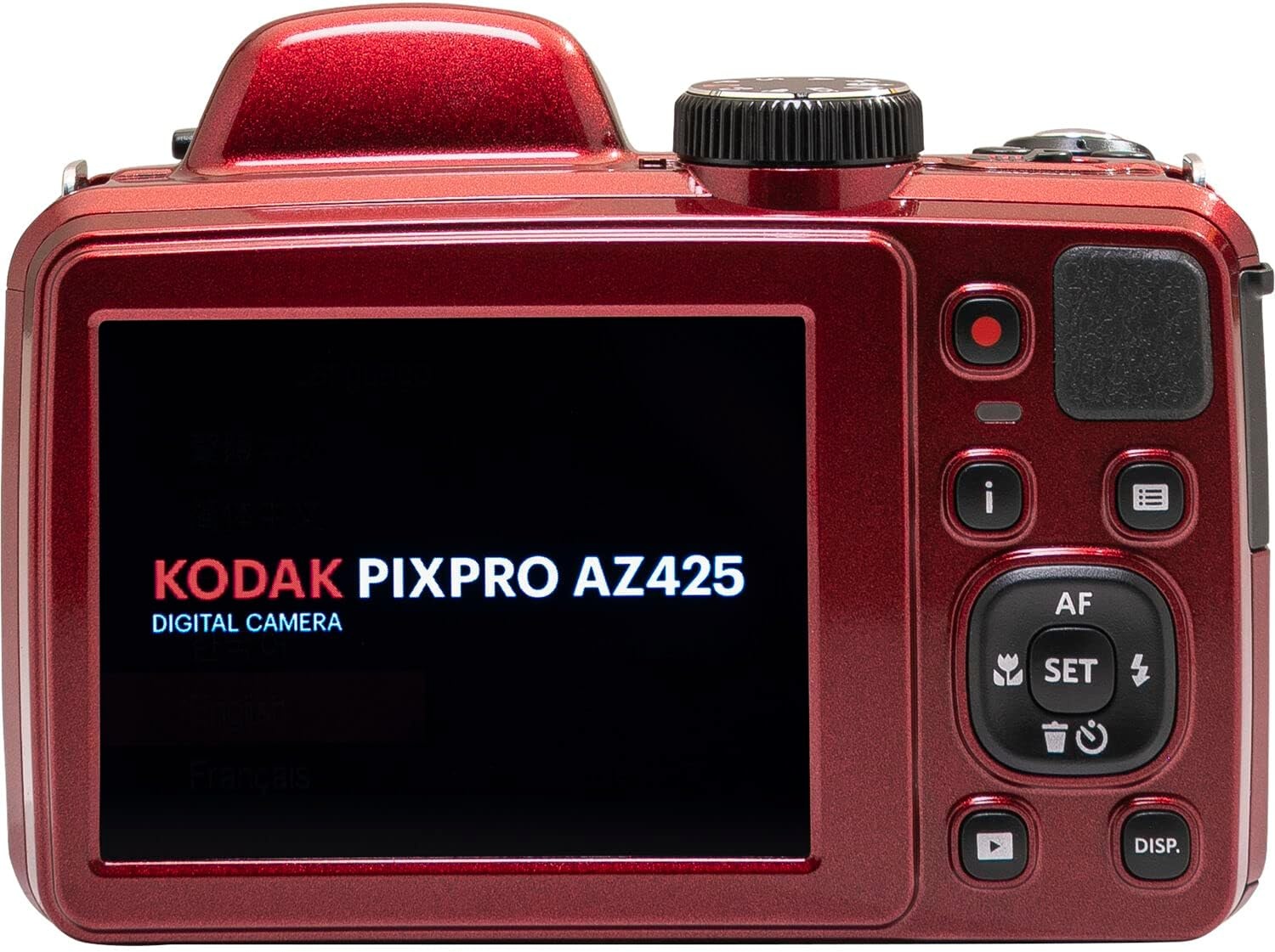 image:imageKodak PIXPRO AZ425 Digital Camera Bundle with 64GB Memory Card Camera Case Black USB Card Reader Table Tripod Accessories BlackRed