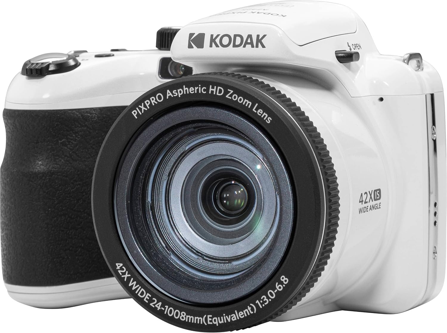 image:imageKodak PIXPRO AZ425 Digital Camera Bundle with 64GB Memory Card Camera Case Black USB Card Reader Table Tripod Accessories BlackWhite