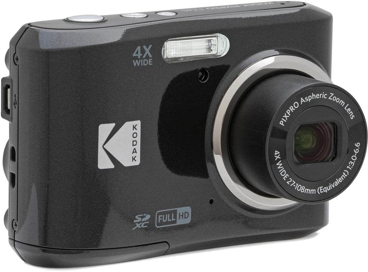 image:imageKodak PIXPRO FZ45 Friendly Zoom 16MP Full HD Digital Camera Bundle with 32GB Memory Card and Camera Bag Flexible Tripod and Card Reader RedBlack