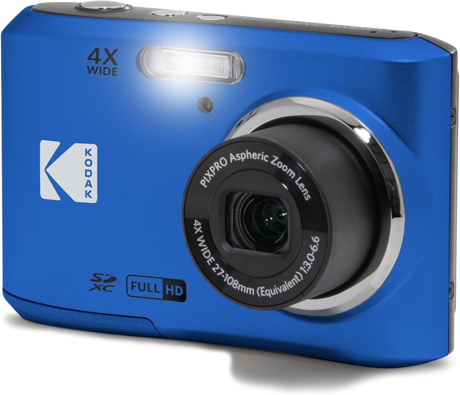 image:imageKodak PIXPRO FZ45 Friendly Zoom 16MP Full HD Digital Camera Bundle with 32GB Memory Card and Camera Bag Flexible Tripod and Card Reader RedBlue
