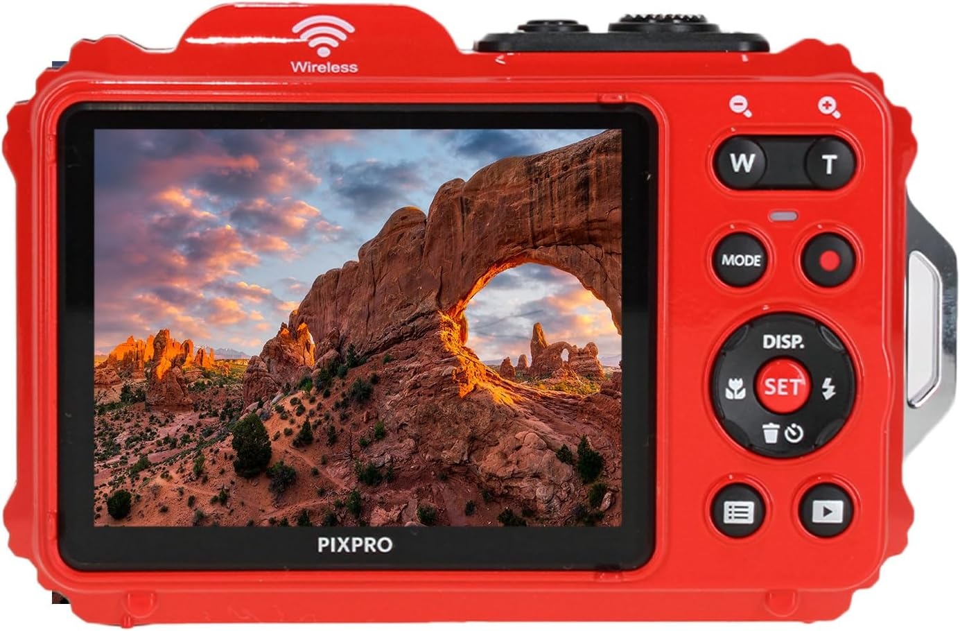 image:imageKodak PIXPRO WPZ2 16MP 4X Zoom Digital Camera Red BundleRed