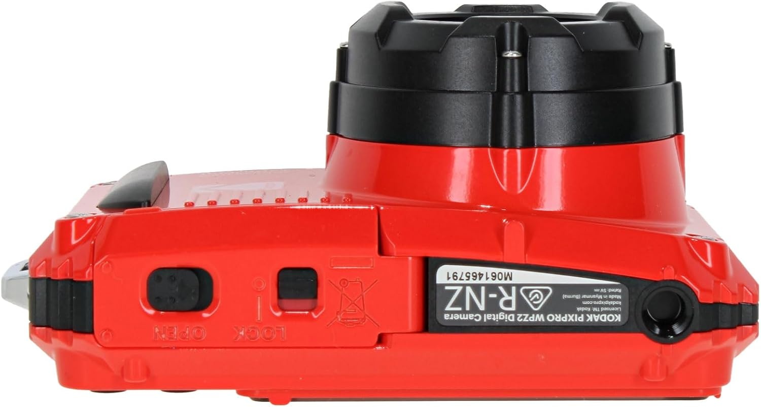 image:imageKodak PIXPRO WPZ2 16MP 4X Zoom Digital Camera Red BundleRed
