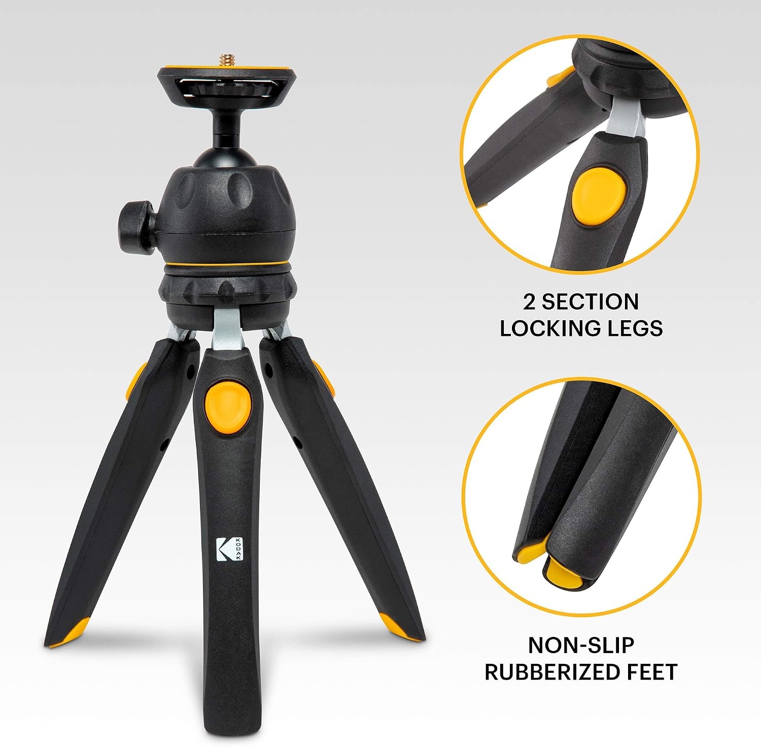 image:imageKodak PhotoGear Mini Phone Tripod Bluetooth Remote Tabletop