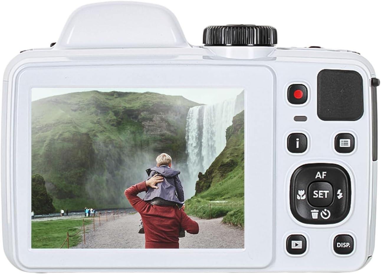 image:imageKodak Pixpro AZ405 Digital Camera in White AZ405WH Bundle Including 128 GB Memory Card Rechargeable Batteries Case Flexible Tripod Neck Strap Lens Caps Full Cleaning Kit More Accessories