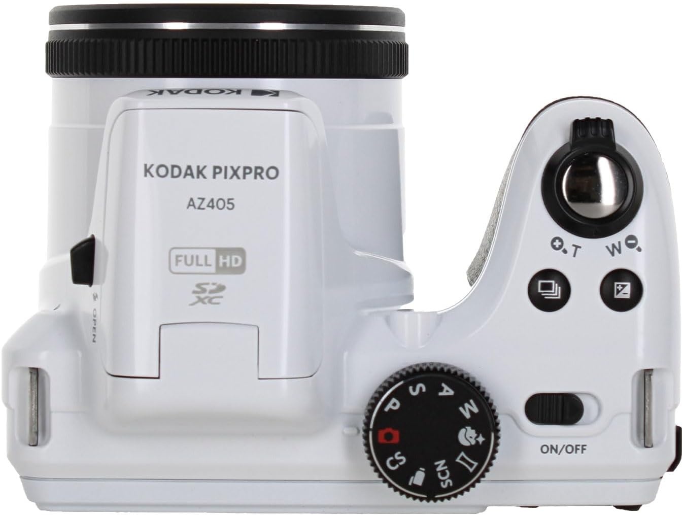 image:imageKodak Pixpro AZ405 Digital Camera in White AZ405WH Bundle Including 128 GB Memory Card Rechargeable Batteries Case Flexible Tripod Neck Strap Lens Caps Full Cleaning Kit More Accessories